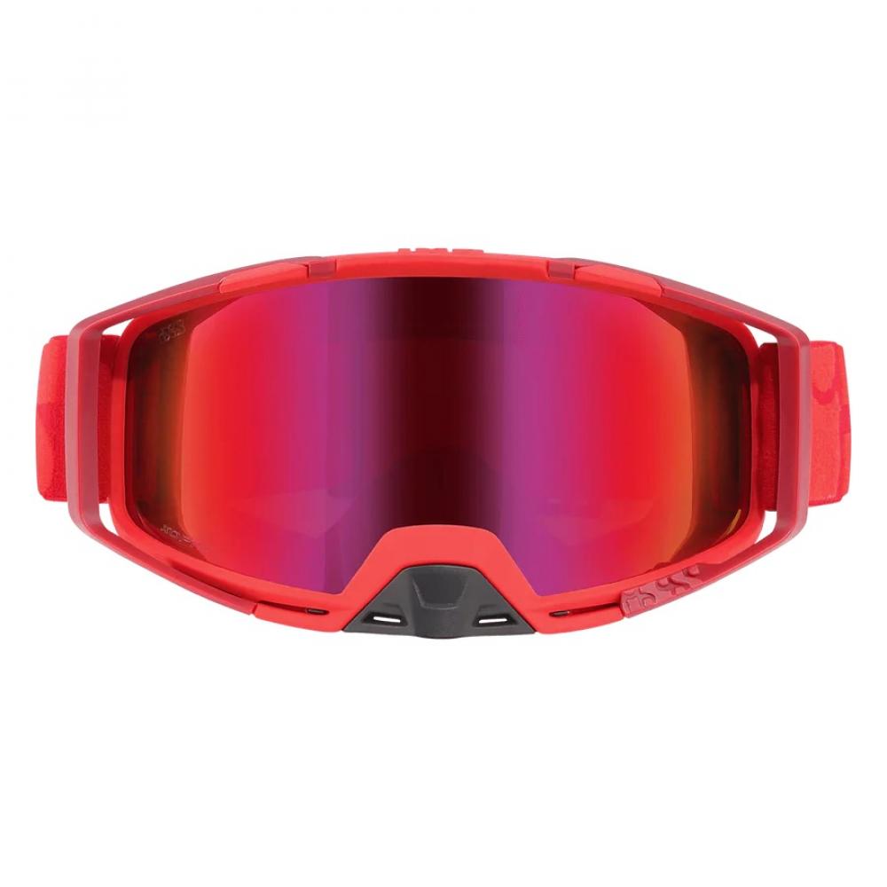 IXS Sports Division iXS Trigger Goggle Mirror (Low Profile) LP Racing Red - maximales Sichtfeld & Komfort