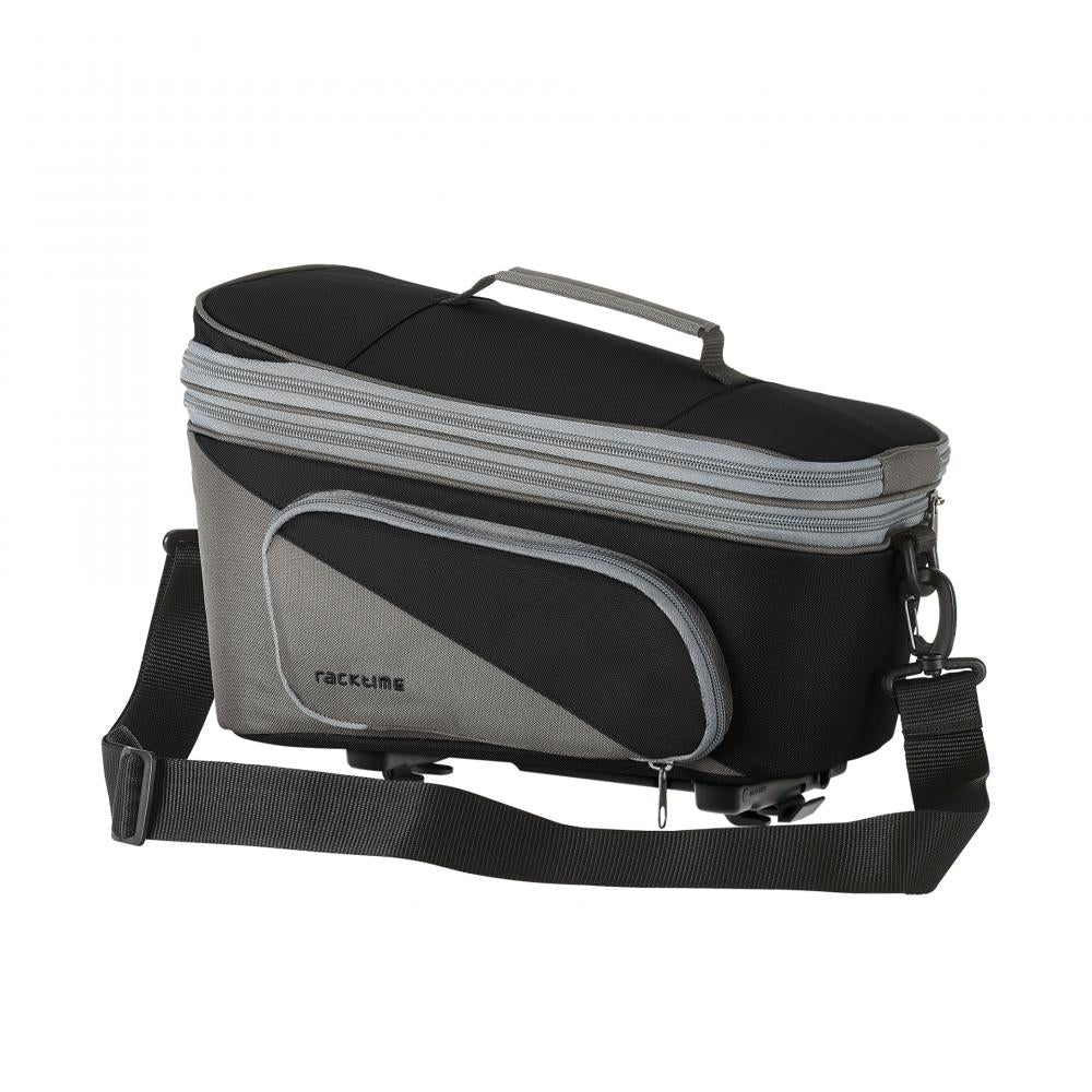 Gepäckträgertasche Trunkbag Talis Plus 2.0 Schwarz-grau - 15 Liter Robuste Gepäckträgertasche Mit Snapit 2.0 Adapter Wasserdichter Regenüberzug Ideal Für Alltag & Touren