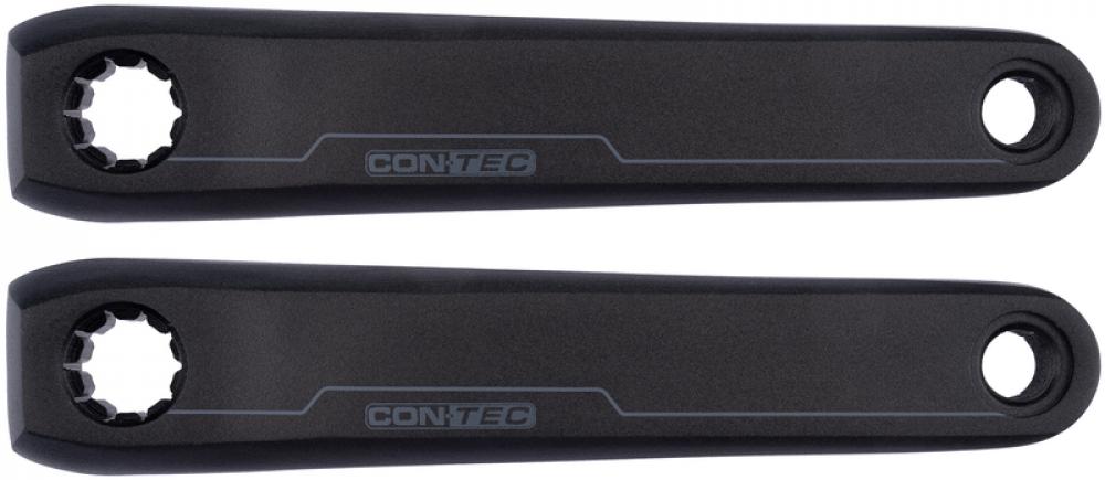 CONTEC Kurbelsatz "Crank Bosch"nSB-verpackt, ohne Kettenblatt, 170mm, 10 mm Offset, rechts / links, Aluminium, schwarz, Crank B3 - passend für Bosch Gen. 3 (BNI)