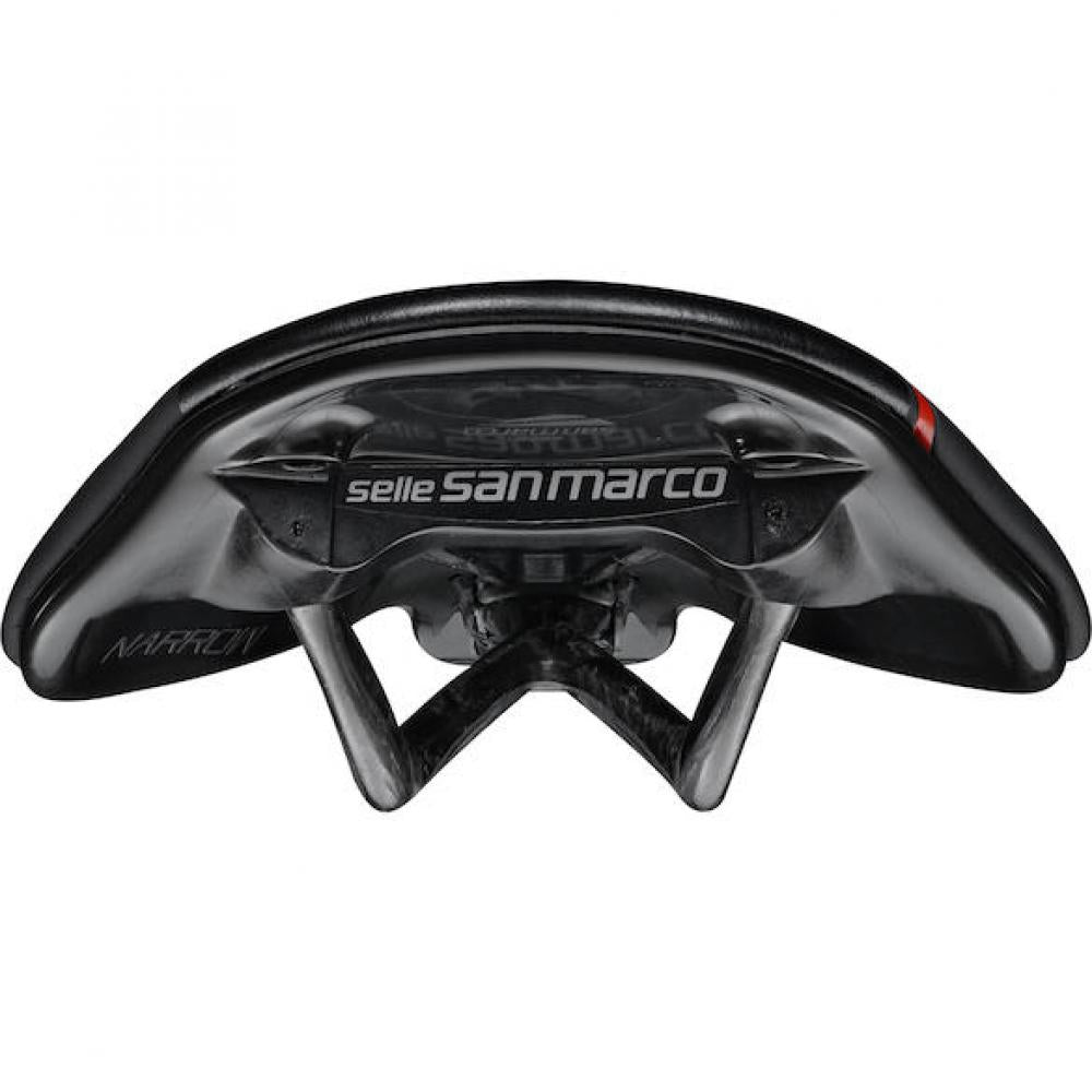 Selle San Marco Sattel Shortfit 2.0 Carbon FX 140 x 255 mm Schwarz - leichter Rennradsattel mit hoher Performance