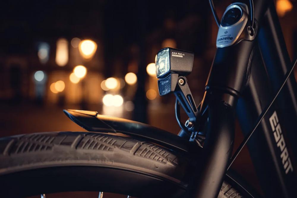 AXA NXT 30 E-Bike-Scheinwerfer 6-48V - 30 Lux LED-Frontleuchte mit Reflektor