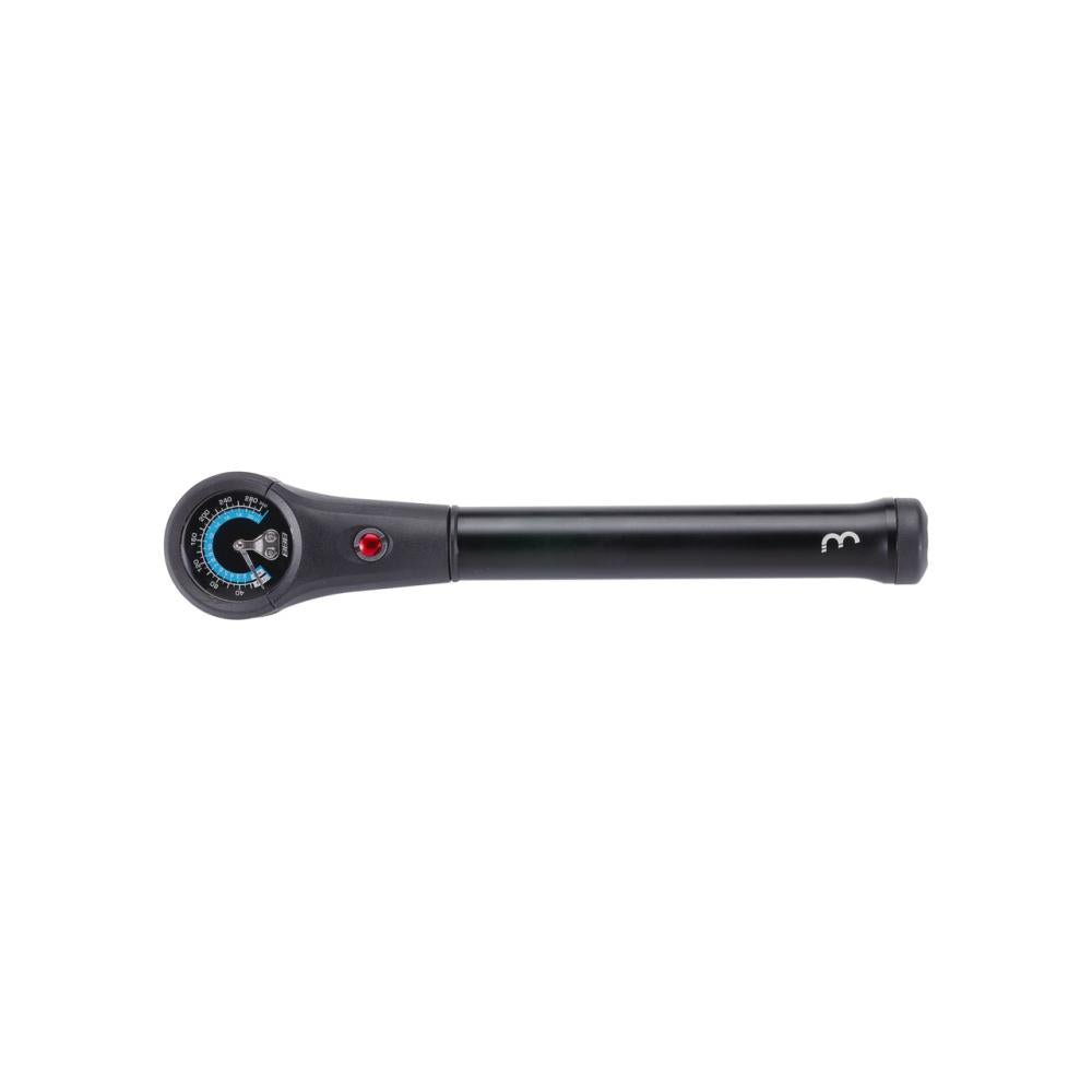 BBB Cycling BBB Minipumpe Dualpressure combination pumpe One Size schwarz - präziser Luftdruck für alle Ventile