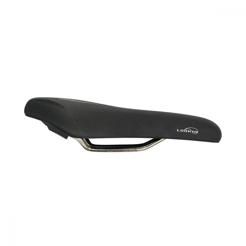 Schwarzer Selle Royal Lookin Evo Athletic Unisex Fahrradsattel, komfortabel für City & Trekking.
