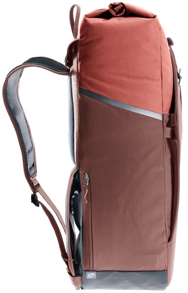 Deuter Xberg 25 Fahrradtasche Raisin-Caspia - 2-in-1 Rucksack & Hinterradtasche 25L