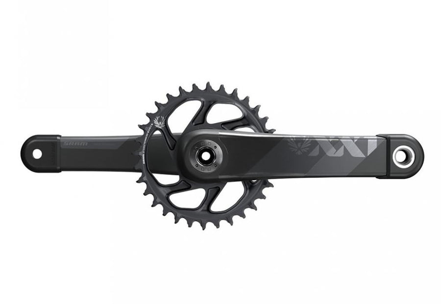 SRAM XX1 Eagle DUB Kurbelgarnitur 170 mm 34T grau - Leichte Carbon-Performance für 1x12-Antriebe
