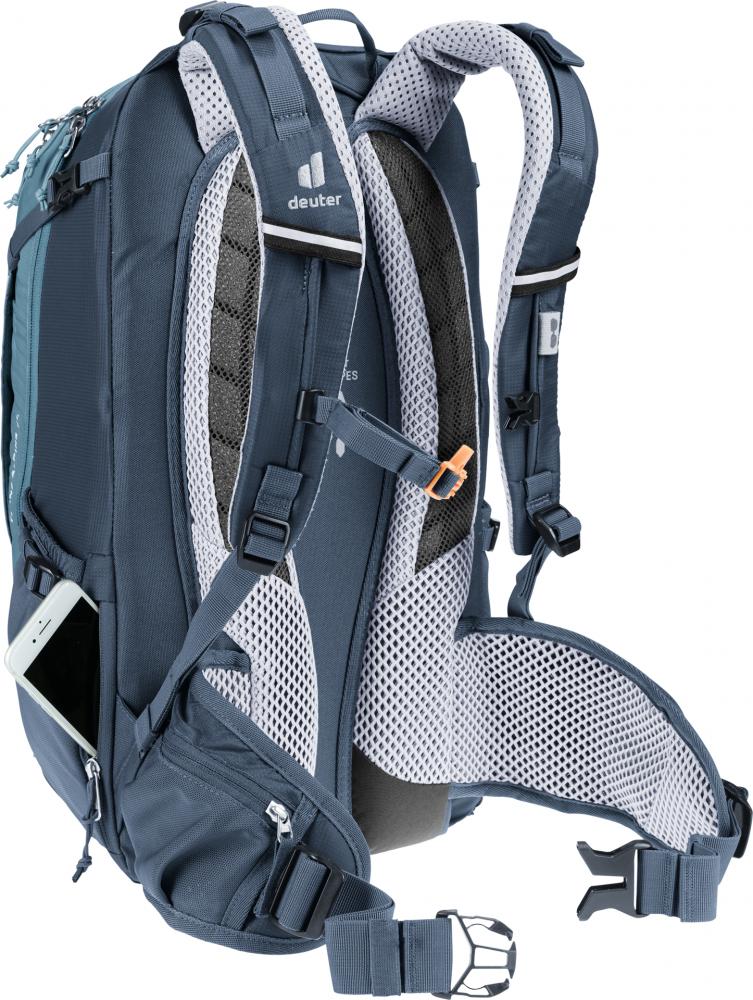 Deuter Trans Alpine 24 Fahrradrucksack 24L Atlantic/Ink - Alpenüberquerung & Biketouren