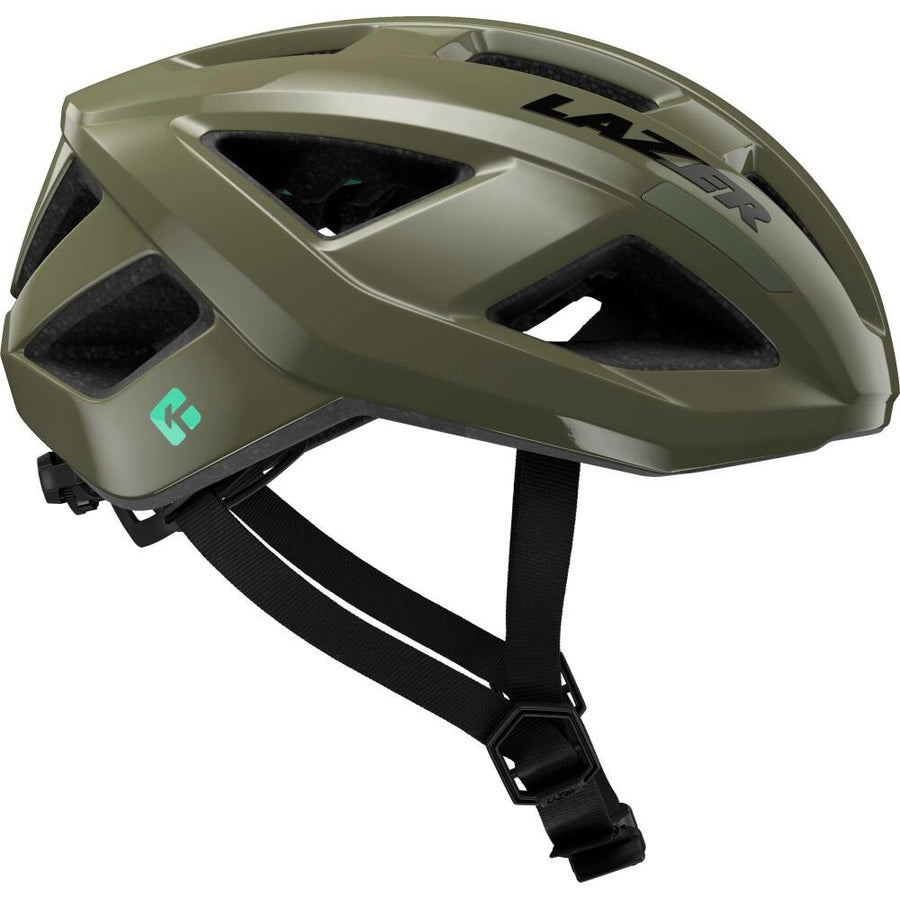 LAZER Helm Tonic KinetiCore Road Pine Green M 55-59 cm - leichter Rennradhelm mit Top-Belüftung