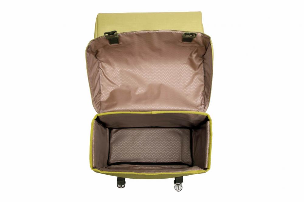 New Looxs Doppelpacktasche Oslo Joli Olive/Yellow Olive - viel Stauraum für Alltag und Tour