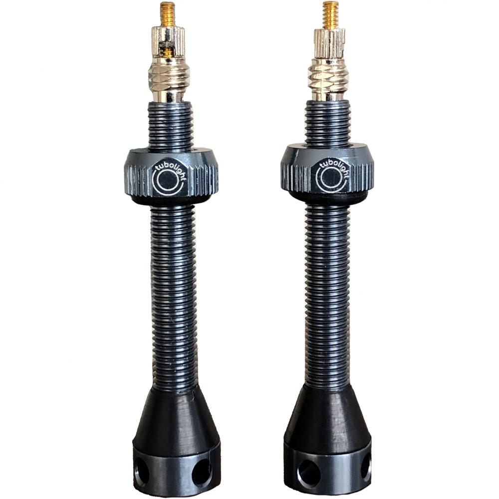 Tubeless-ventile Aluminium Grau 50 Mm Grau - Zuverlässige Luftzufuhr Für Tubeless-setups