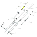 Manitou Druckstufe Kwik Toggle für 32 120/140 mm - präzise Dämpfung für deine Federgabel