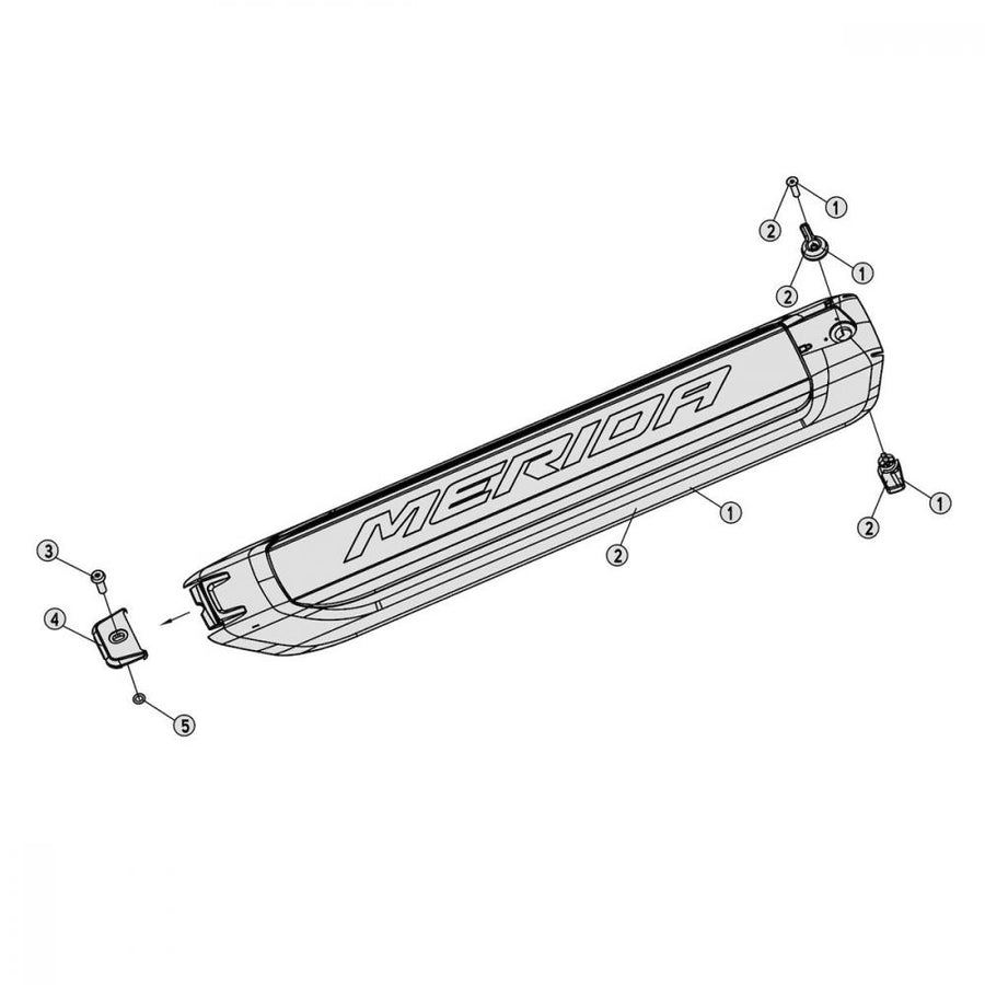 Merida Batterie-Cover Größe S Schwarz - optimaler Schutz für E-Bike-Akku