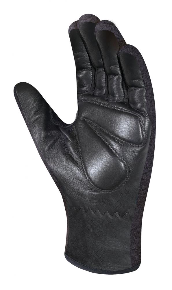 CHIBA All Natural Glove Light - Radhandschuh Merino/Nappaleder, schwarz, XL