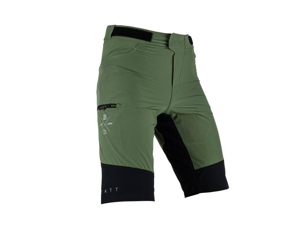 Leatt MTB Trail 2.0 Shorts w/ Chamois, Pine - 2023, S