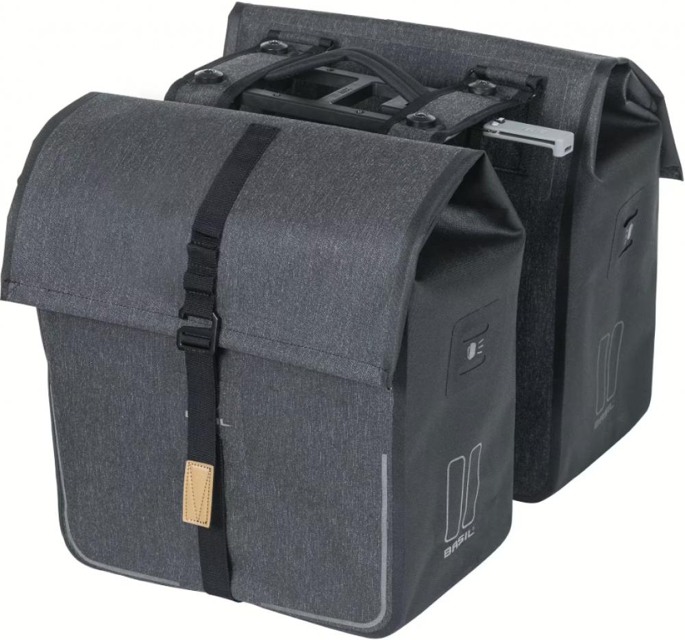 Doppeltasche Urban Dry Mik 2.0 - 50 Liter, Wasserdicht, Mik-adapterplatte Inkl., Reflektoren