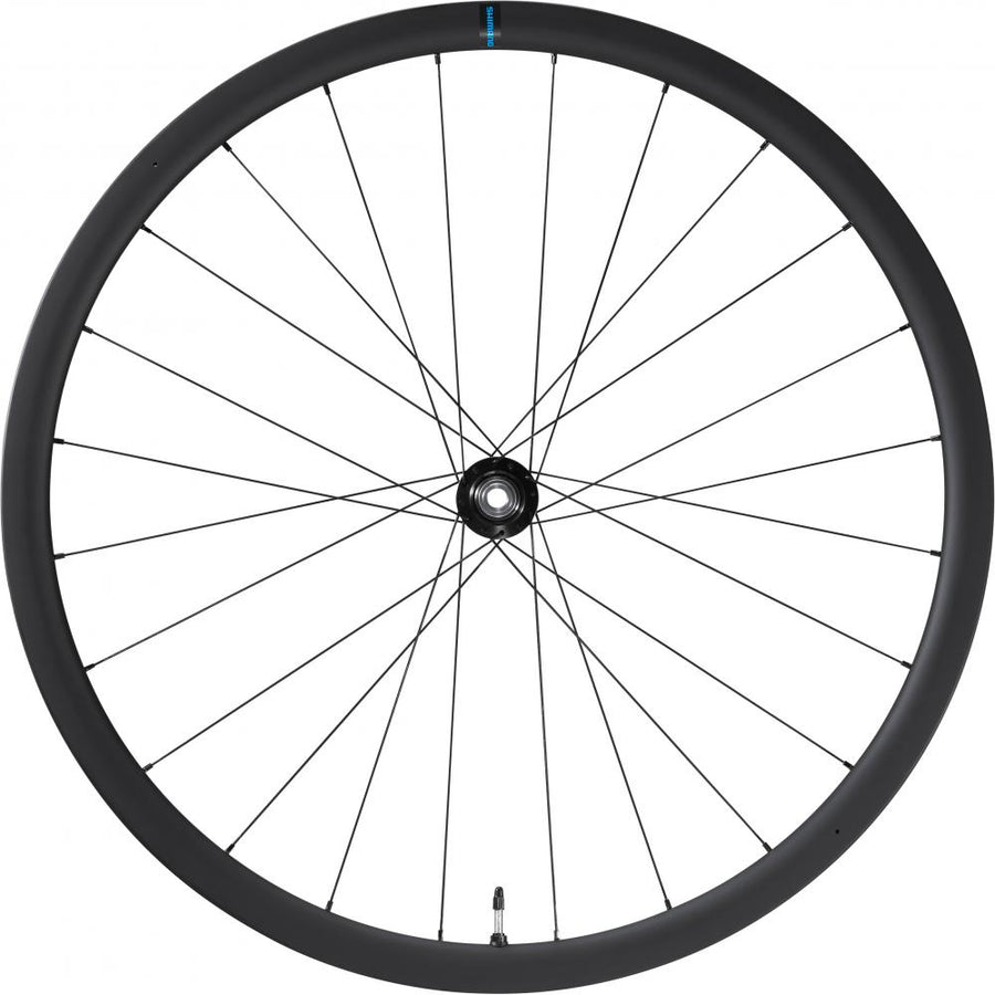 SHIMANO Vorderrad WH-RS710 C32 TL Laufrad - für Rennrad-Scheibenbremsen 28" 24 Loch Center-Lock 100x12 mm