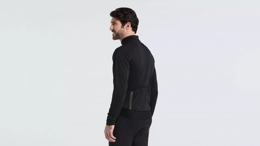 RBX EXPERT THERMAL JERSEY LS MEN BLK XL - Langarm Thermo-Radtrikot Herren Schwarz