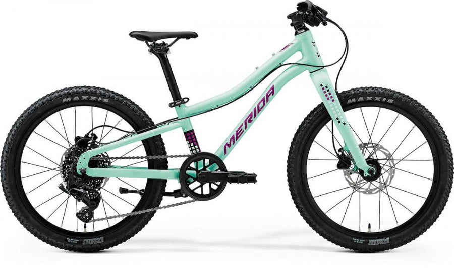 MERIDA MATTS J. 20+ Kinder-Mountainbike 20 Zoll - matt mint, Größe UNI, Starrgabel, Plus-Bereifung