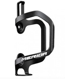 Merida Flaschenhalter Aluminium Sideload Schwarz/Weiß - Innovativer Alu-Flaschenhalter für kleinere Rahmengrößen, 30 g
