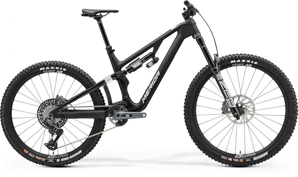 Merida ONE-SIXTY 8000 III3 XS SILK BLACK (SILVER) - leistungsstarkes Enduro-MTB in moderner Ausführung
