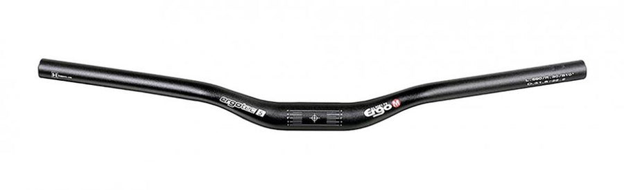 Ergotec Lenkerbügel H-Bar XS Alu Ø 31,8 mm 600 mm schwarz/matt 6°