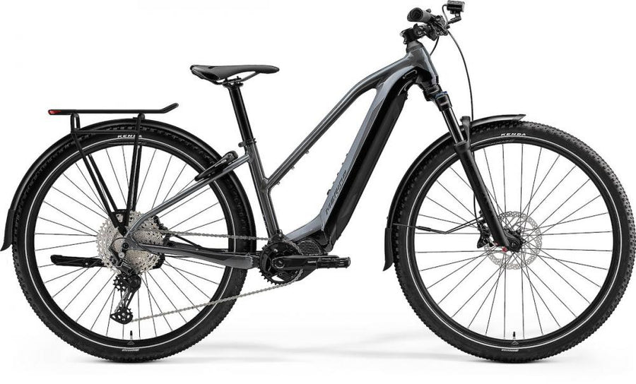 Merida eBIG.TOUR 675 EQ EP1 grau/schwarz M (43) Grau/Schwarz - tourenstarkes E-MTB