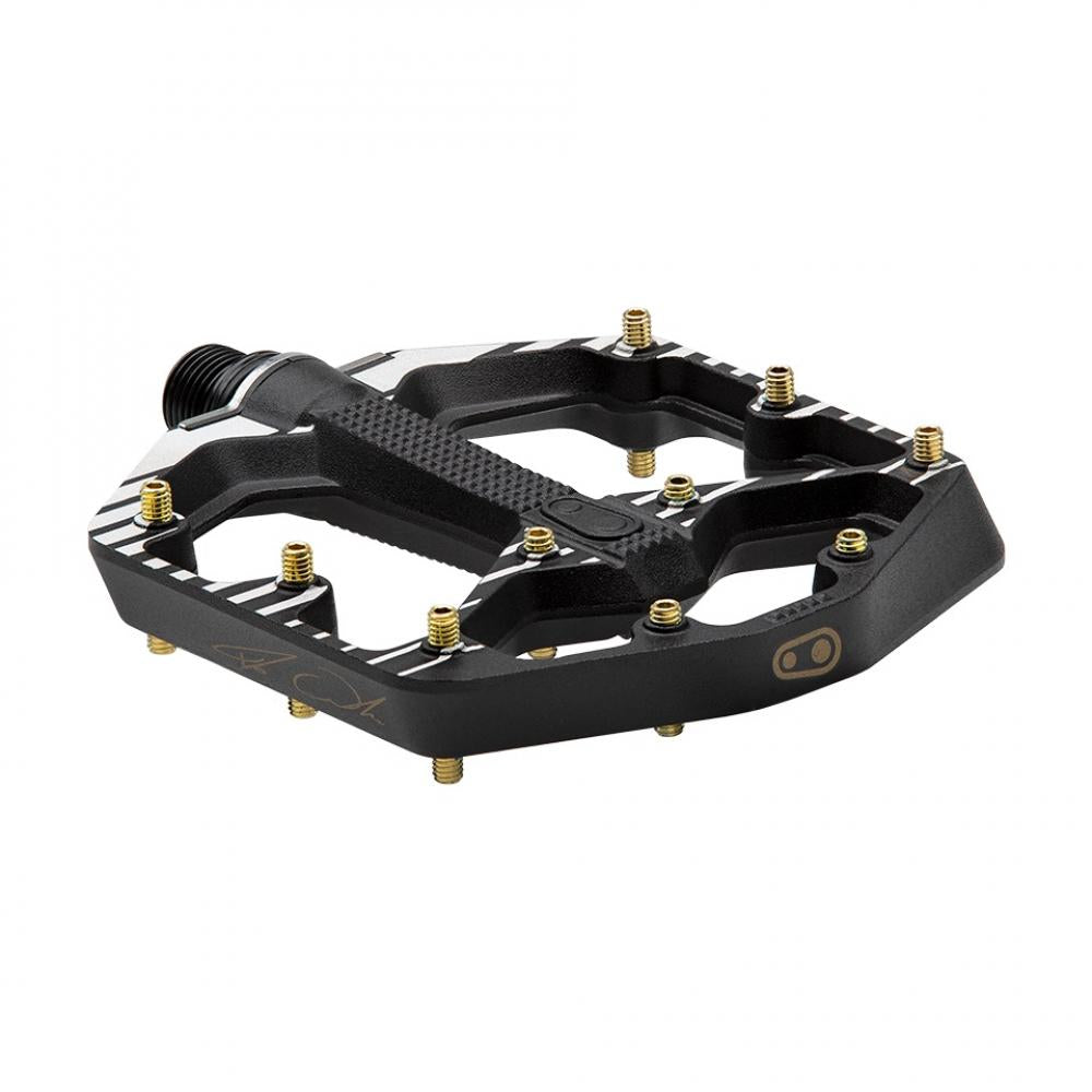 Crankbrothers Stamp 7 Small Plattform-Pedal Fabio Wibmer Signature Edition schwarz-weiß