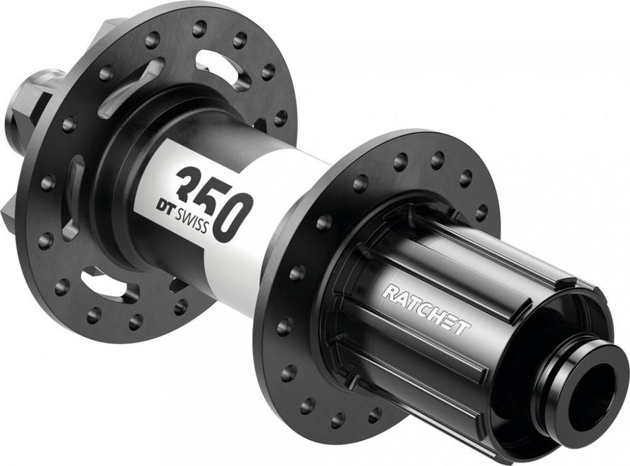 DT Swiss Nabe MTB HR 350 Classic 32 Loch Schwarz - zuverlässige Hinterradnabe mit Ratchet-System