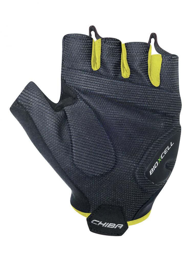CHIBA BioXCell Super Fly - Radhandschuhe 3XL schwarz/neongelb, gepolstert, atmungsaktiv
