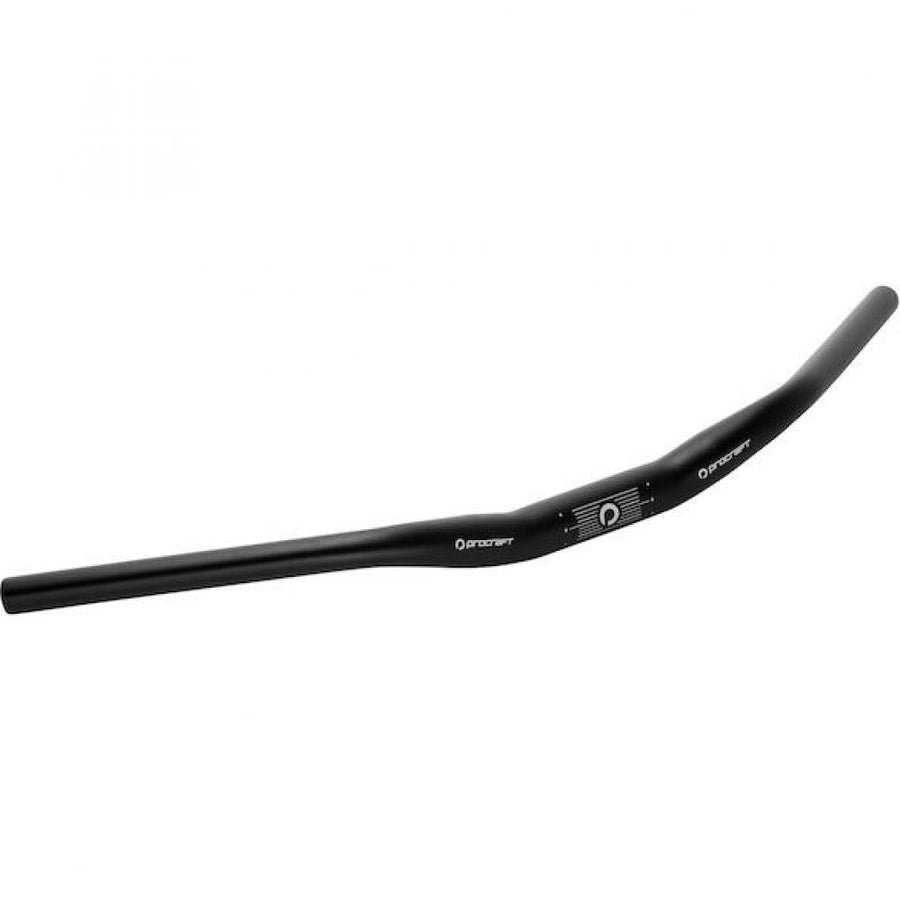 Procraft Lenker City OS 31,8 mm/640 mm/35° schwarz - ergonomischer E-MTB City-Lenker