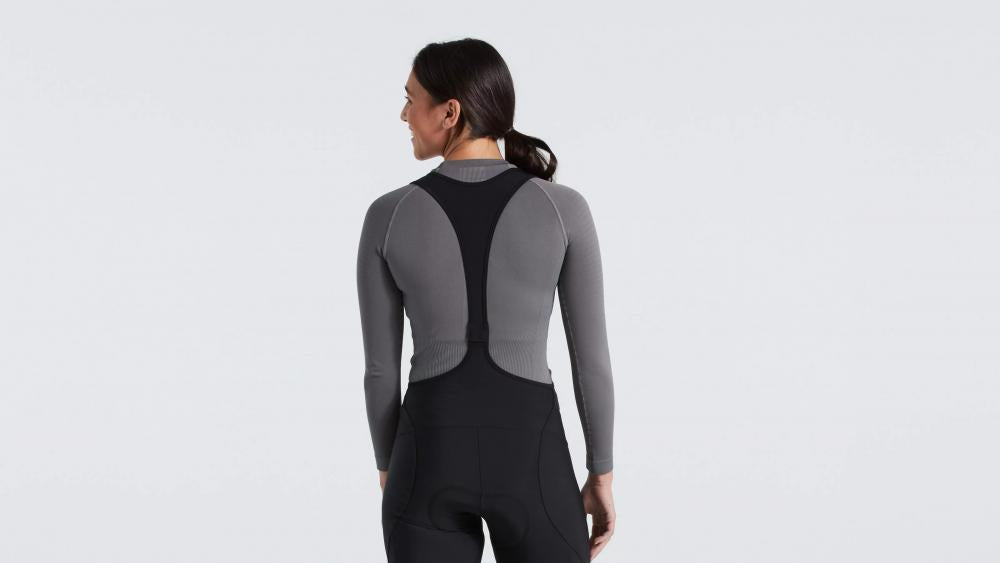 SEAMLESS BASELAYER LS WMN GRY L/XL - Bekleidung