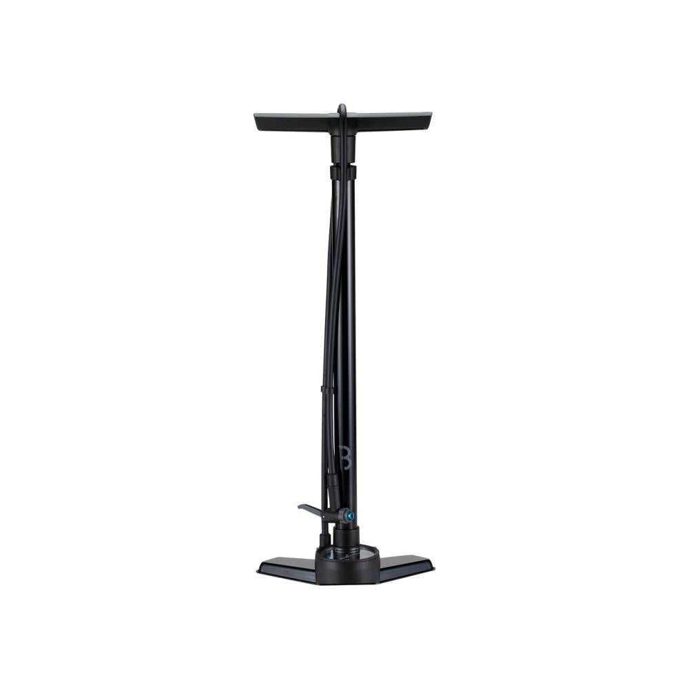 BBB Cycling BBB floorpump AirSmart schwarz One Size schwarz - leistungsstarke Standpumpe für alle Ventile