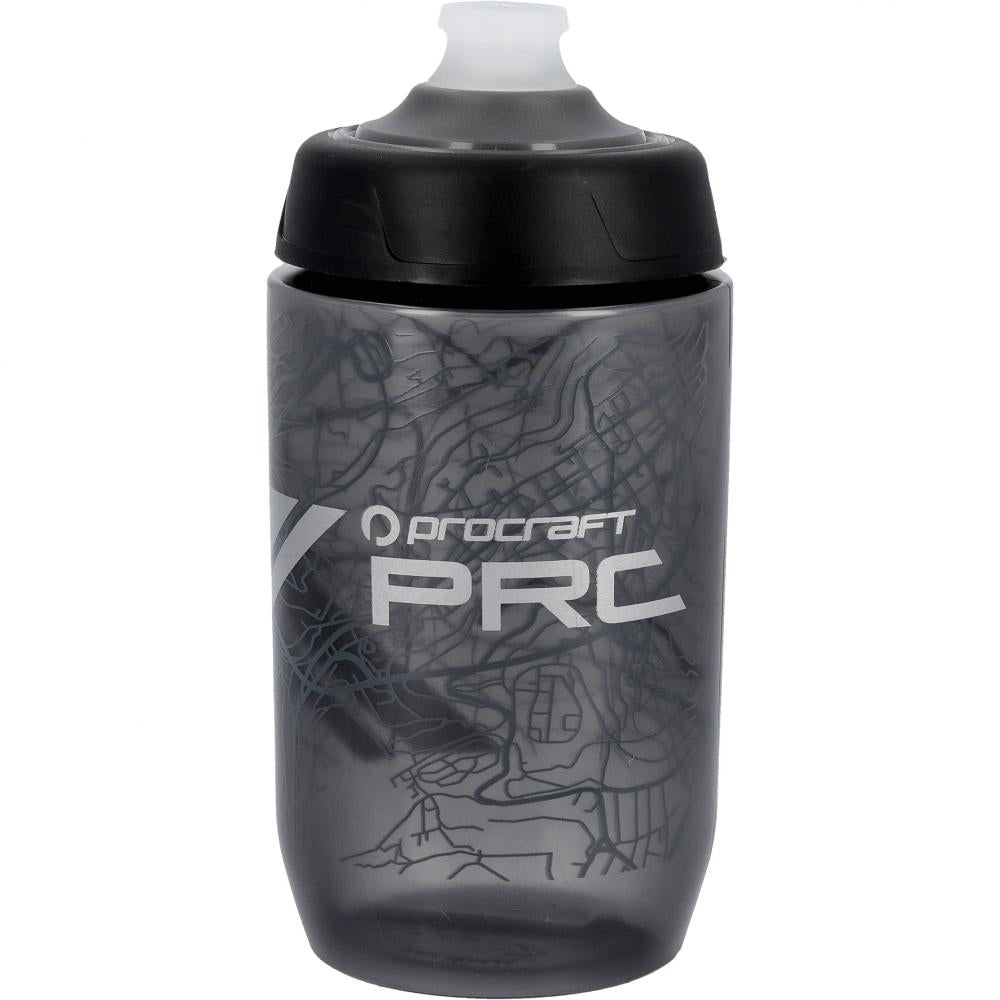 Procraft Trinkflasche Origin 500 ml smoke/silber - leichte, BPA-freie Fahrradlasche