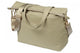 Basil Schultertasche Manhattan 12 Liter Taupe - wasserdichte Laptop-City-Fahrradtasche mit Hook-On-System