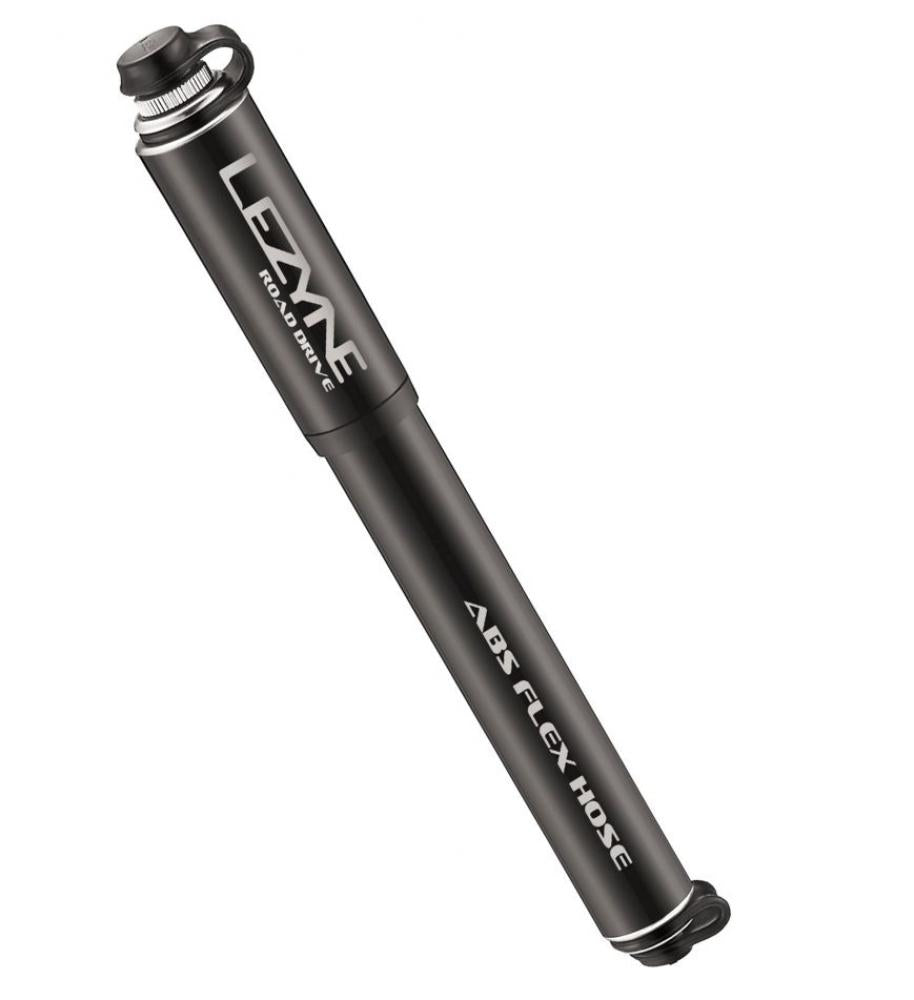 Pumpen, High-end Minipumpe, Cnc Road Drive, Schwarz, Aluminium, Aluminiumkolben U. -zylinder, Schlauch Wird Im Griff Aufbewahrt, Sv, 160psi / 11bar, Größe L (28,3cm), Gewicht 110g