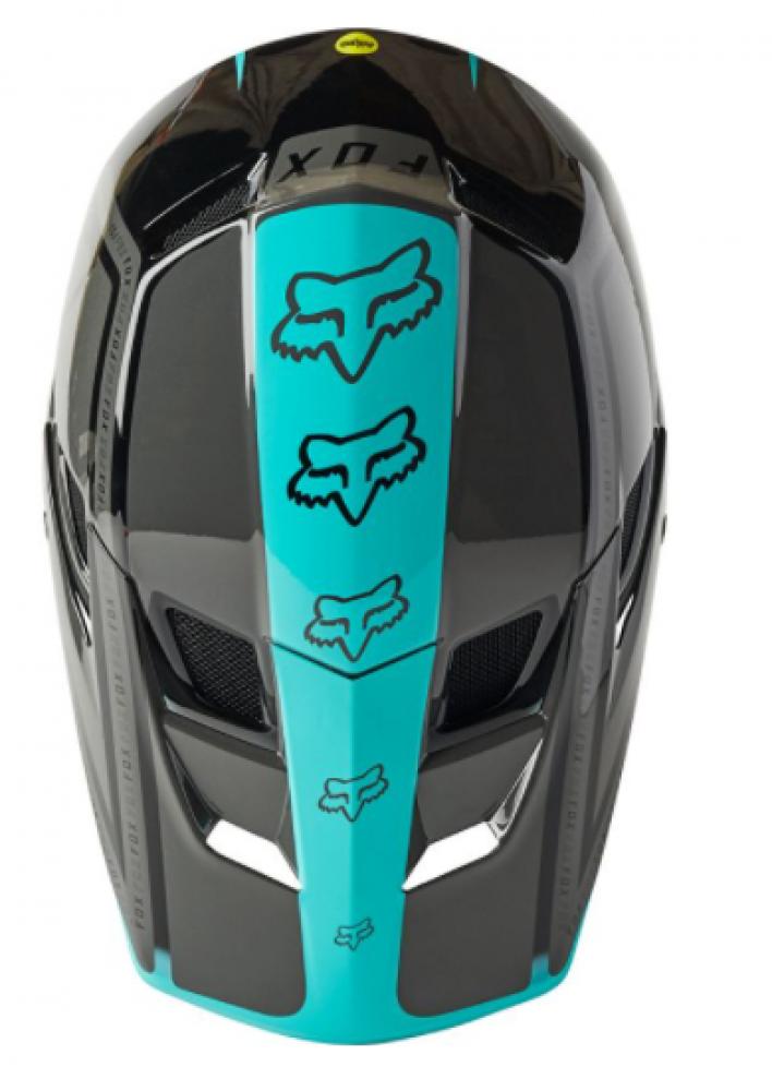 FOX Helm RAMPAGE COMP CALI CE CPSC Full Face Schutz Helm teal XL