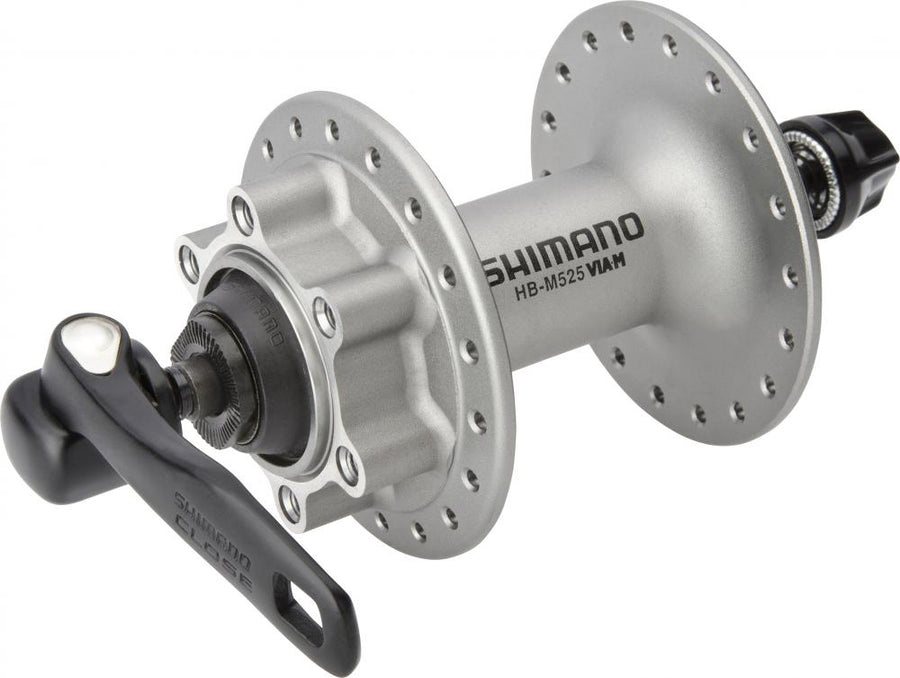 SHIMANO Vorderradnabe HB-M525 6-Loch Schnellspanner Vorderradnabe - für Scheibenbremsen 36 Loch