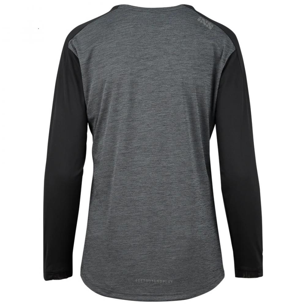 IXS Sports Division iXS Flow X Women longsleeve 42 black/graphite - atmungsaktives Bike-Jersey