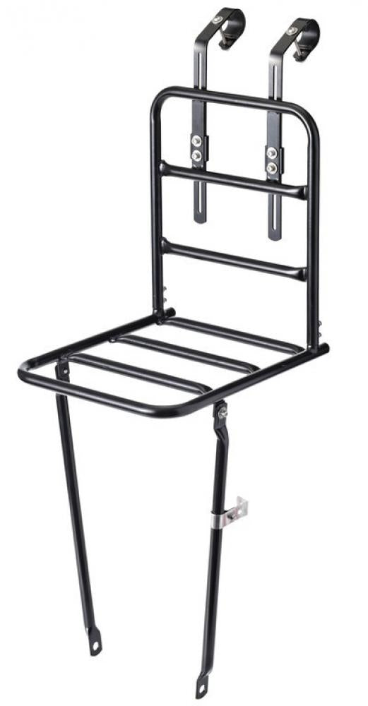 Basil Carrier L - Vorderrad-Gepäckträger schwarz für Fahrrad Modell 50097