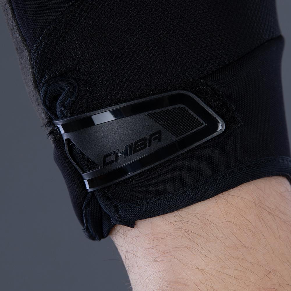 CHIBA Blade - Radhandschuhe S schwarz/neongelb, atmungsaktiv mit Touchfunktion