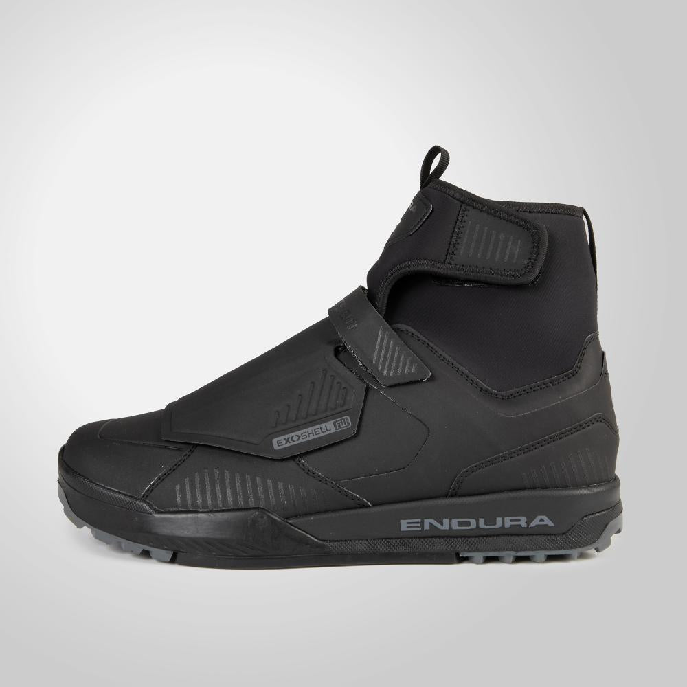 Endura MT500 Burner Clipless wasserdichter Schuh schwarz EU45 UK10 US11 - robuster MTB-Schuh, SPD-kompatibel, wasserdicht, atmungsaktiv, mit griffiger Sohle und hohem Tragekomfort
