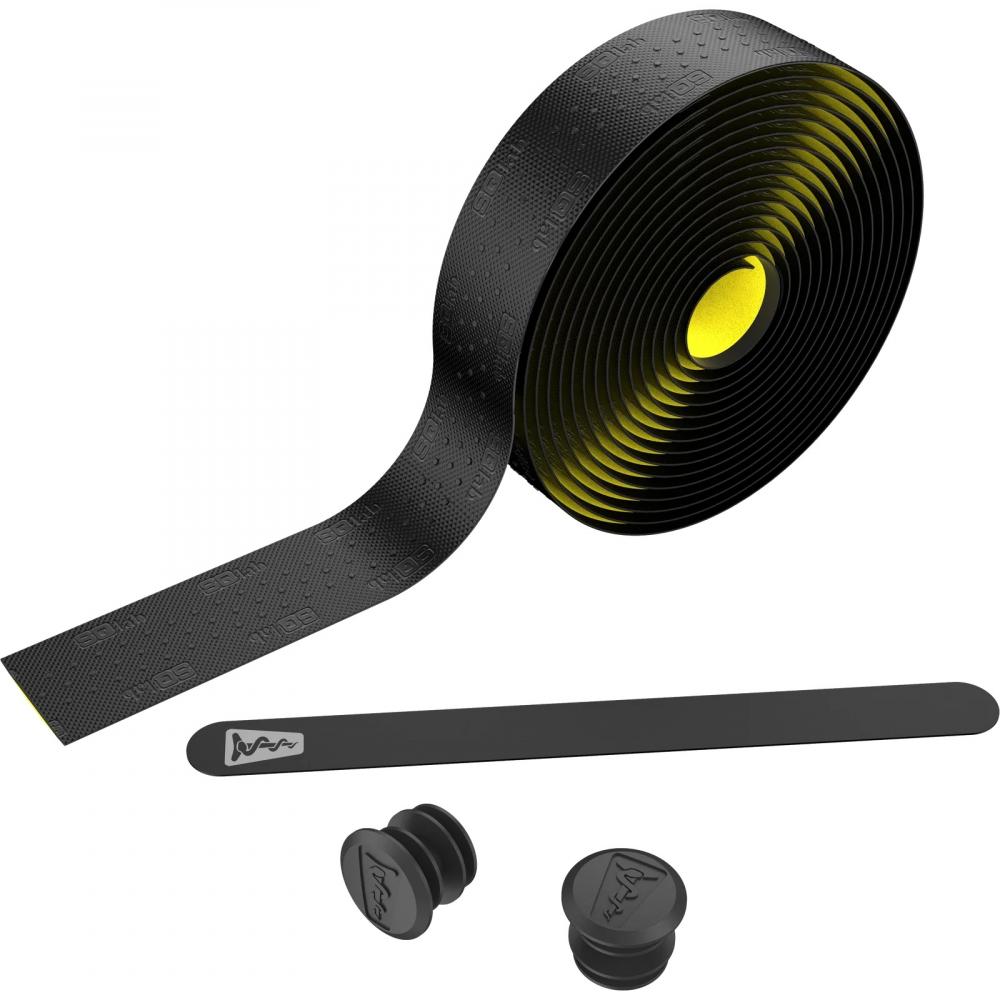 714 Gravel Lenkerband Schwarz Rutschfestes, Stoßdämpfendes Lenkerband Für Optimalen Grip Bei Jedem Wetter, 2500 Mm Länge, 30 Mm Breite, 3 Mm Dicke