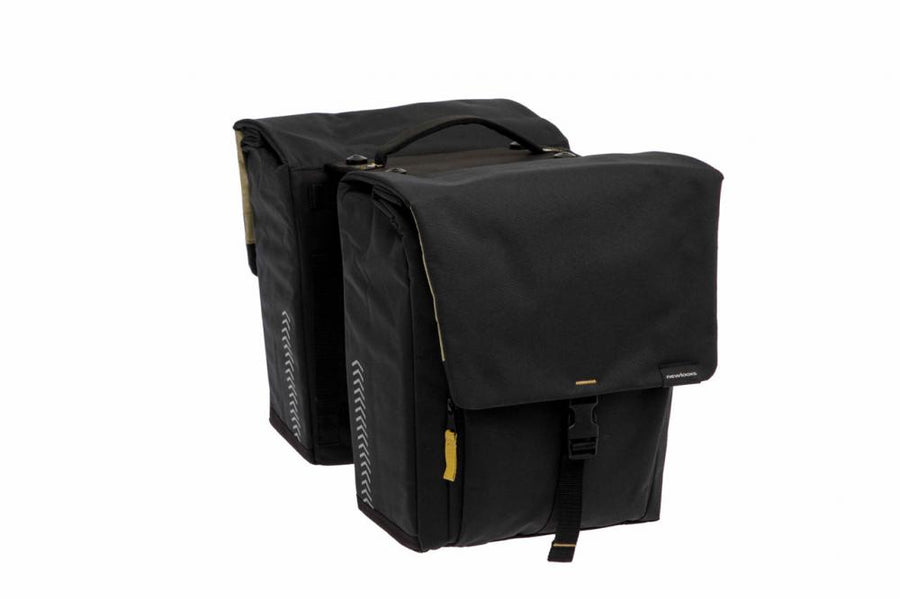 New Looxs Doppelpacktasche Tulum MIK Black Black - geräumige, alltagstaugliche Fahrradtasche