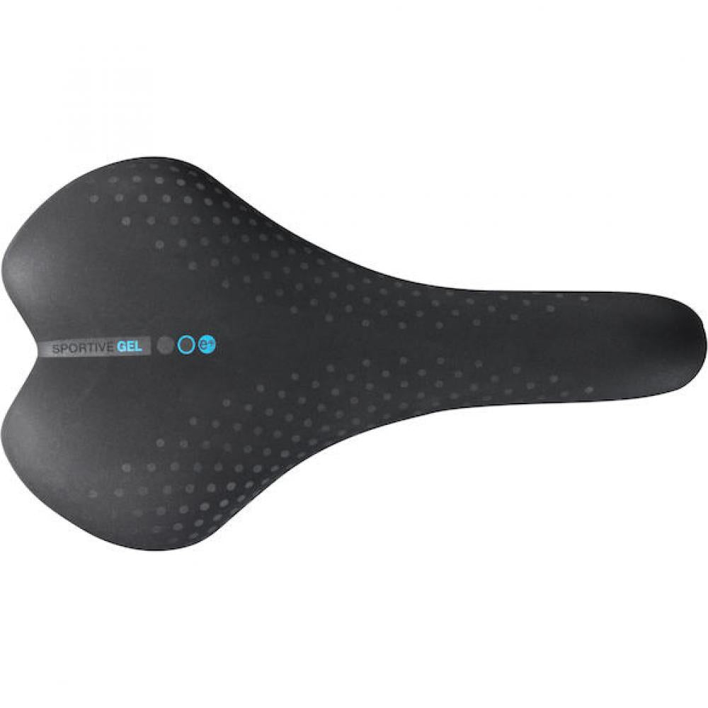 Selle San Marco Sattel Sportive Gel 150 x 270 mm Schwarz - komfortabler Trekking- & City-Sattel