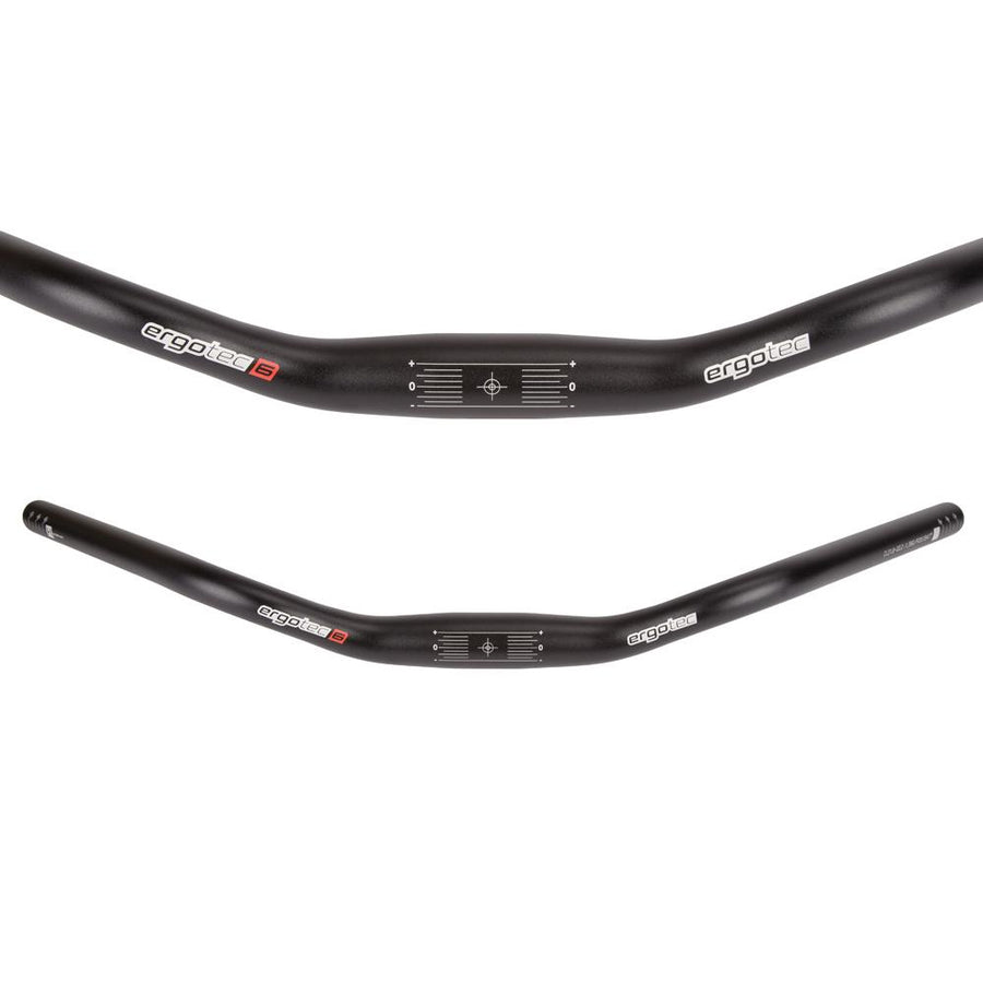 Ergotec Lenker Trekking Ø 31.8 mm 620 mm Höhe 32mm 45° schwarz Safety Level 5