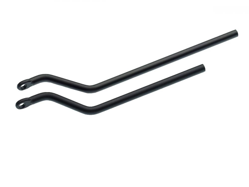 Befestigungsstrebe Hr-träger, L=220mm, Vers=35mm, Schwarz, Racktime, 32211