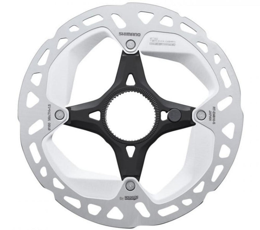 Shimano E-Bike Bremsscheibe RT-EM810 Ø 160 mm silber - starke Performance für E-MTB & Trekking