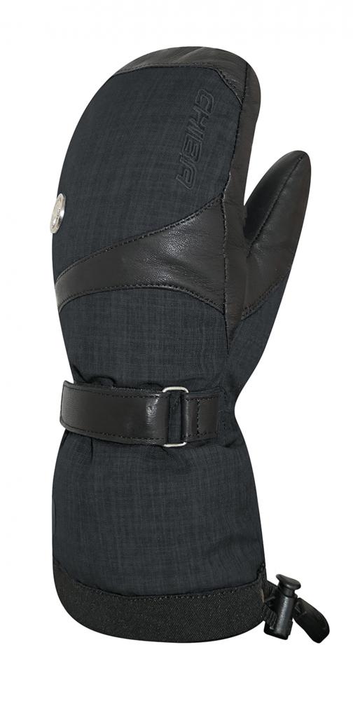 CHIBA St. Moritz Mitten - wasserdichte Winter-Radhandschuhe, Größe 10, schwarz