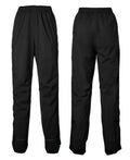 Basil Regenhose Skane Damen Jet Black M, wasserdichte Fahrradhose vorne und hinten mit Reflektoren.