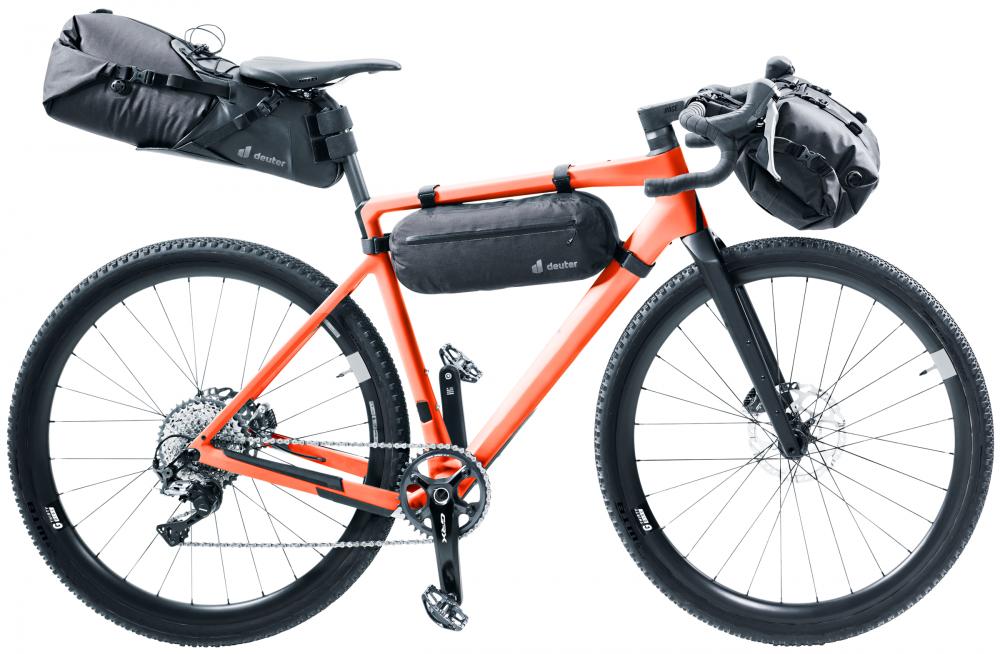Deuter Cabezon FB 6 Rahmentasche 6 Liter wasserdicht - Leichte Fahrradtasche Weiß, Größe L