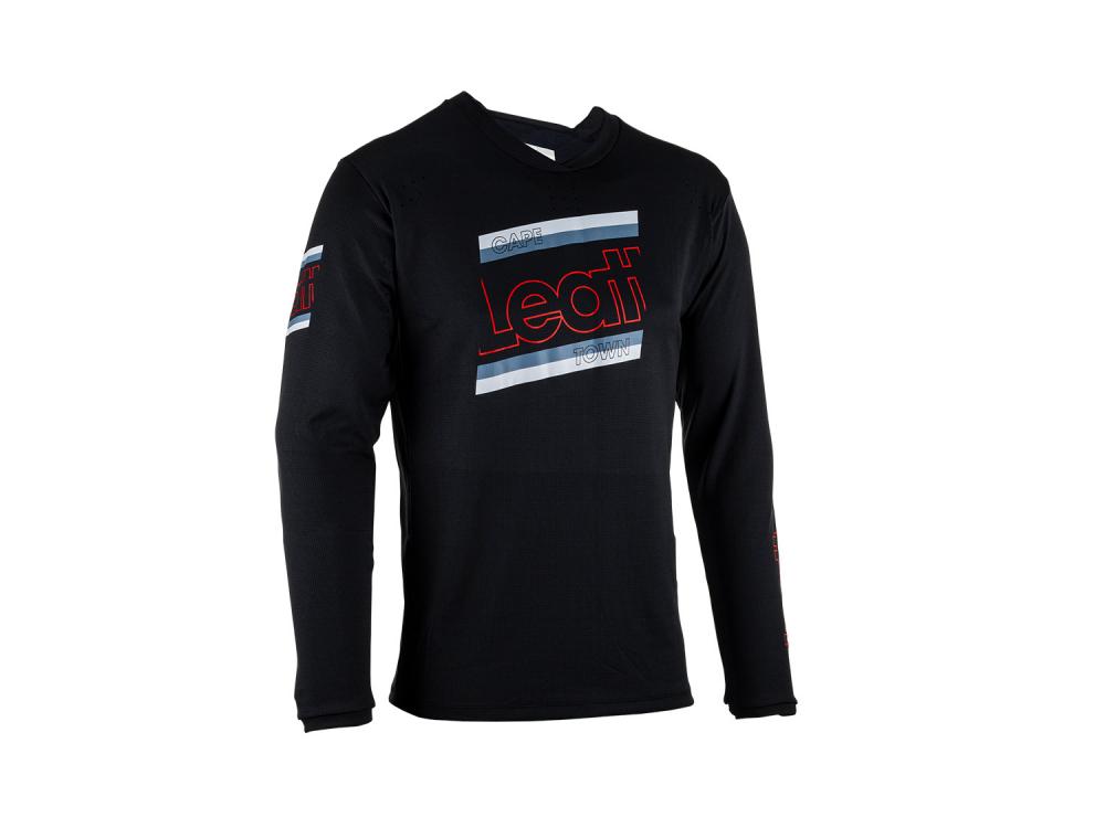 Leatt MTB Enduro 4.0 Jersey Langarmtrikot M Schwarz - IceYarn Belüftung